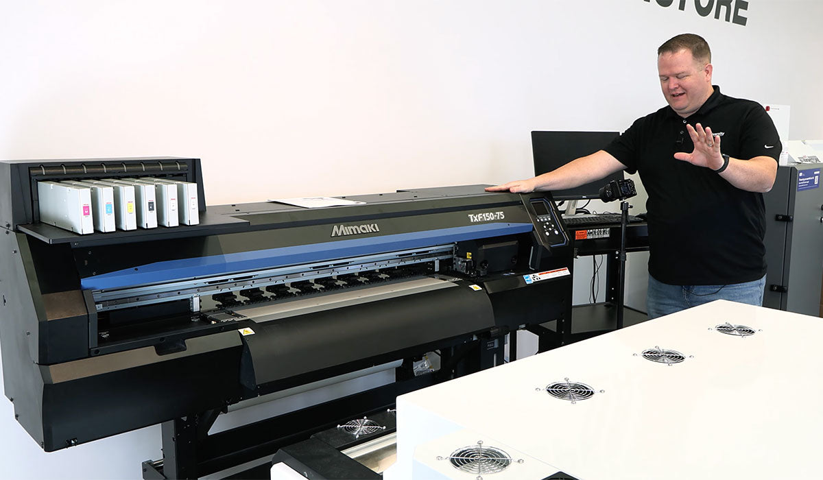 Starting up the Mimaki TxF150-75